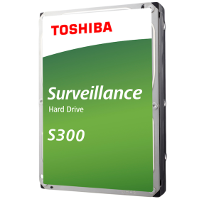 HDD Video Surveillance TOSHIBA S300 PRO 8TB CMR, 3.5'', 256MB, 7200RPM, SATA, RV Sensor, TBW: 180-EOL-MD10ADA800V
