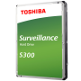 HDD Video Surveillance TOSHIBA S300 PRO 8TB CMR, 3.5'', 256MB, 7200RPM, SATA, RV Sensor, TBW: 180-EOL-MD10ADA800V