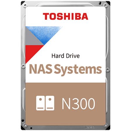 HDD NAS TOSHIBA N300 6TB CMR, 3.5'', 256MB, 7200RPM, SATA, TBW: 180-EOL-MN10ADA600S