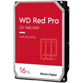 HDD NAS WD Red Pro 16TB CMR, 3.5'', 512MB, 7200 RPM, SATA, TBW: 550