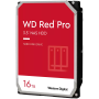 HDD NAS WD Red Pro 16TB CMR, 3.5'', 512MB, 7200 RPM, SATA, TBW: 550