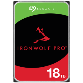 HDD NAS SEAGATE IronWolf Pro 18TB CMR 3.5", 256MB, 7200RPM, SATA, Rescue Services 3 ani, TBW: 550-EOL-ST20000NT001