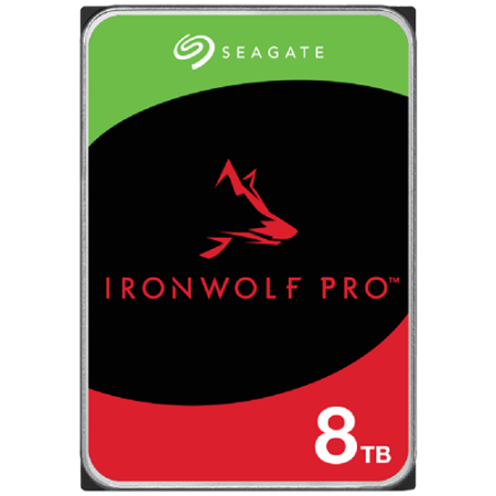 HDD NAS SEAGATE IronWolf Pro 8TB CMR 3.5", 256MB, 7200RPM, SATA, Rescue Services 3 ani, TBW: 550