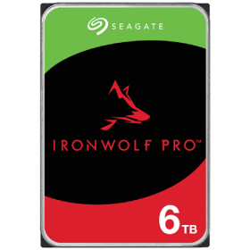 HDD NAS SEAGATE IronWolf Pro 6TB CMR 3.5", 256MB, 7200RPM, SATA, Rescue Services 3 ani, TBW: 550