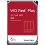 HDD NAS WD Red Plus 6TB CMR, 3.5'', 256MB, 5640 RPM, SATA, TBW: 180