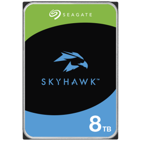 HDD Video Surveillance SEAGATE SkyHawk 8TB CMR, 3.5", 256MB, SATA, Rescue Services 3 ani, TBW: 180-EOL-ST8000VX009