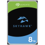 HDD Video Surveillance SEAGATE SkyHawk 8TB CMR, 3.5", 256MB, SATA, Rescue Services 3 ani, TBW: 180-EOL-ST8000VX009