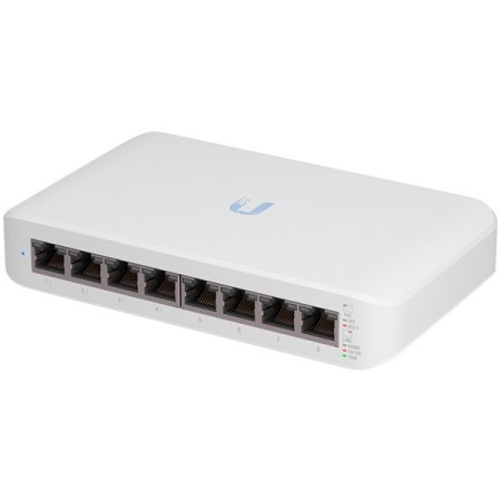 UBIQUITI Lite 8 PoE (4) GbE PoE+, (4) GbE ports 52W total PoE availability Wall mountable.