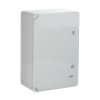 Cutie distributie IP65 din ABS gri, usa mata, placa metalica, 250x3...