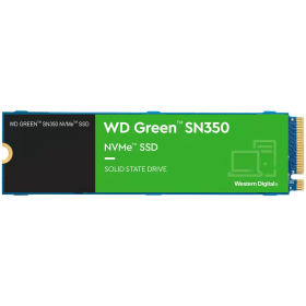 SSD WD Green SN350 500GB M.2 2280 PCIe Gen3 x4 NVMe TLC, Read/Write: 2400/1500 MBps, IOPS 250K/170K, TBW: 60-WDS500G2G0C-00CDH0