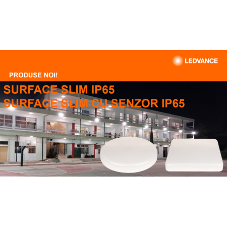 Plafoniera LED pentru exterior cu senzor de miscare Ledvance SURFAC...