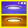 Plafoniera LED RGB WiZ SuperSlim, Wi-Fi, control vocal, 22W, 2600 l...