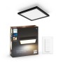 Panou LED Philips Hue Aurelle SQ, Bluetooth, 19W, 1940 lm, luminaal...