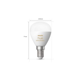 Bec LED inteligent Philips Hue P45, Bluetooth, E14, 5.1W, 470 lm ,l...
