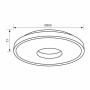 Plafoniera LED Vivalux ARIA, 75W, 3000-6400 lm, lumina alba(3000-64...