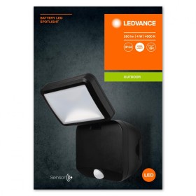 Aplica LED pentru exterior pe baterii 4x D neincluse, cu senzor de ...