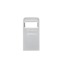 Memorie USB Flash Drive Kingston 256GB Data Traveler Micro, USB 3.2 Gen1, Metalic