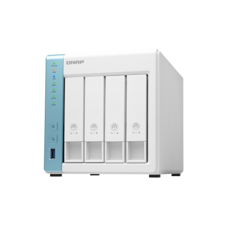 NAS QNAP 431K 4-Bay cu licenta Acronis inclusa, CPU Annapurna Labs ...