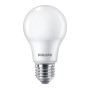 Bec LED Philips A60, E27, 8W (60W), 806 lm, lumina calda (2700K), mat