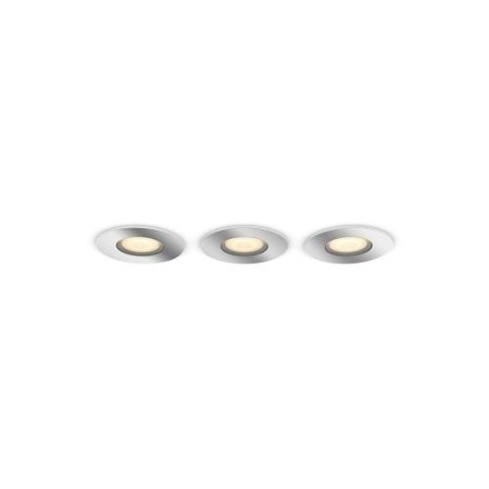 3 Spoturi LED incastrate Philips Hue Adore Bathroom, Bluetooth, 3xG...